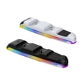 thumbnail image 5 of Replacement Dual Controller Charging Dock With RGB Light For PS5 Slim, Game Handle Charger Place Game Console Top Charger Station for Playstation 5 Slim, 5 of 23