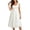 White, variant on Women's Square Neck Puff Sleeve Midi Dresses Floral Print Embroidered Tulle A-Line Dresses for Wedding Guest Party