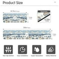 thumbnail image 3 of Yayeee Faucet Mat for Kitchen Sink 30" Diatomite Long Splash Guard Pad, Winter Village Serenity, 3 of 7