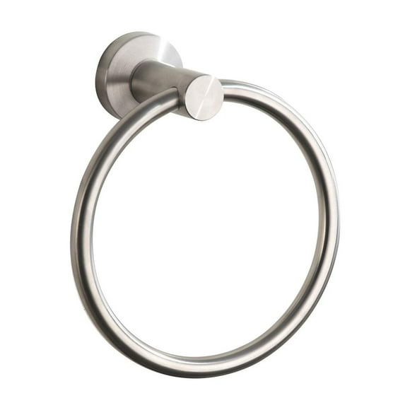 Anneau Porte-Serviette en Nickel Brossé, Anneau pour Serviette de Bain et de Main en Acier Inoxydable, Porte-Serviette Rond pour Salle de Bain