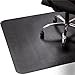 thumbnail image 2 of Office Chair Mat for Hardwood and Tile Floor, Black, Anti-Slip, Non-Curve, Under the Desk Mat Best for Rolling Chair and Computer Desk, 47 x 35 Rectangular Non-Toxic Plastic Protector, Not for Carpet, 2 of 4