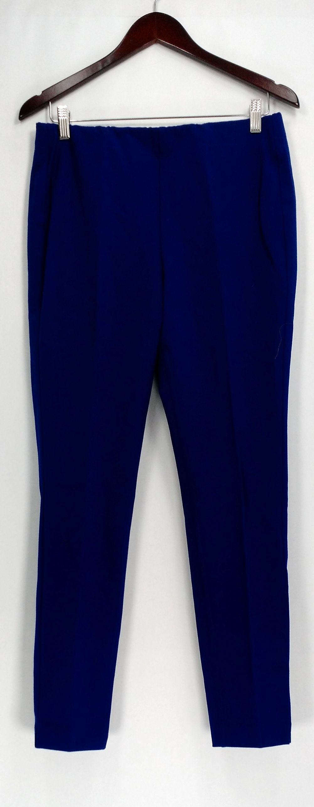 sapphire red stretch knit pants