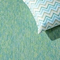 thumbnail image 4 of Safavieh Courtyard Finnian Solid Indoor/Outdoor Runner Rug, Green/Blue, 2'3" x 12', 4 of 10