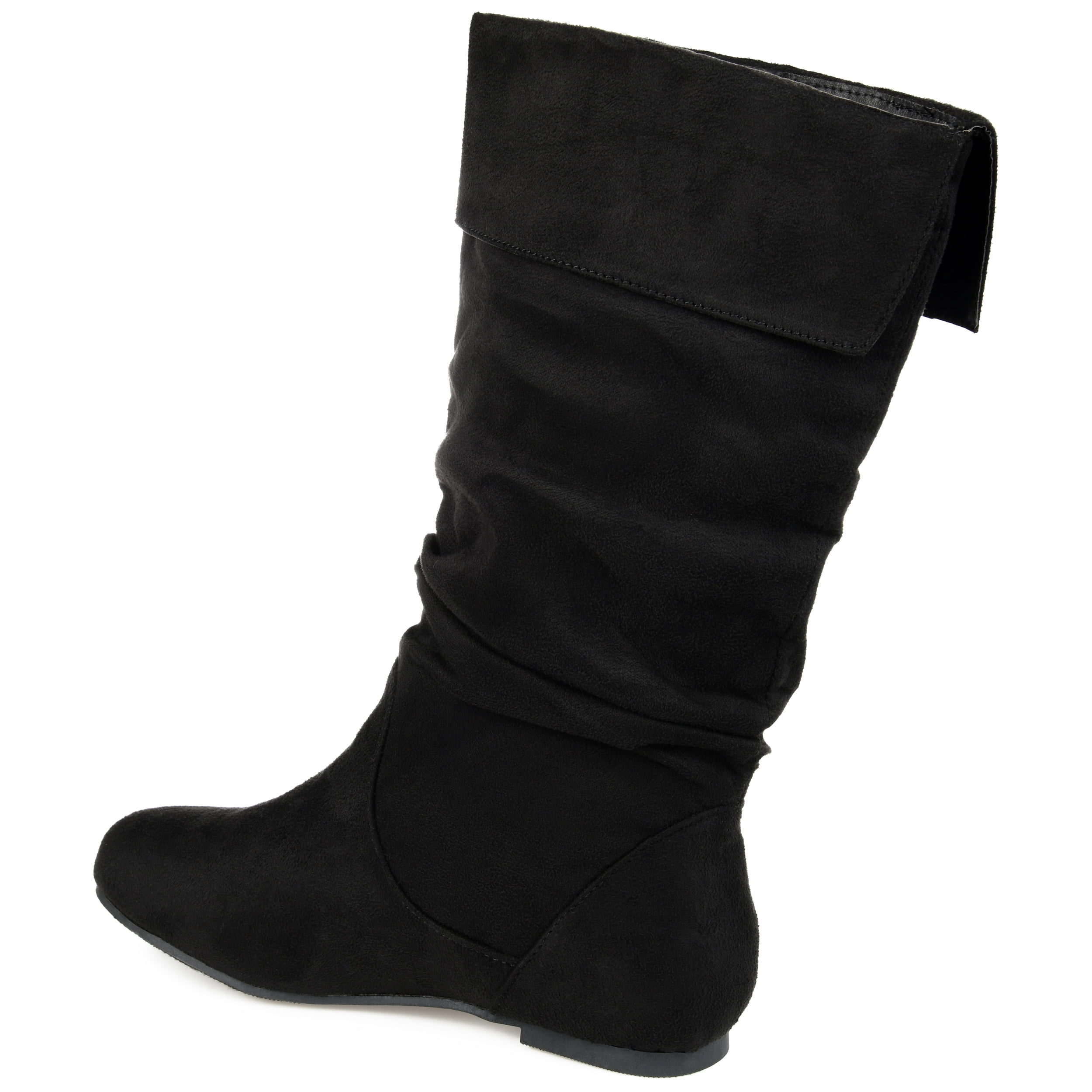 Journee Womens Shelley-3 Round Toe Mid Calf Boots