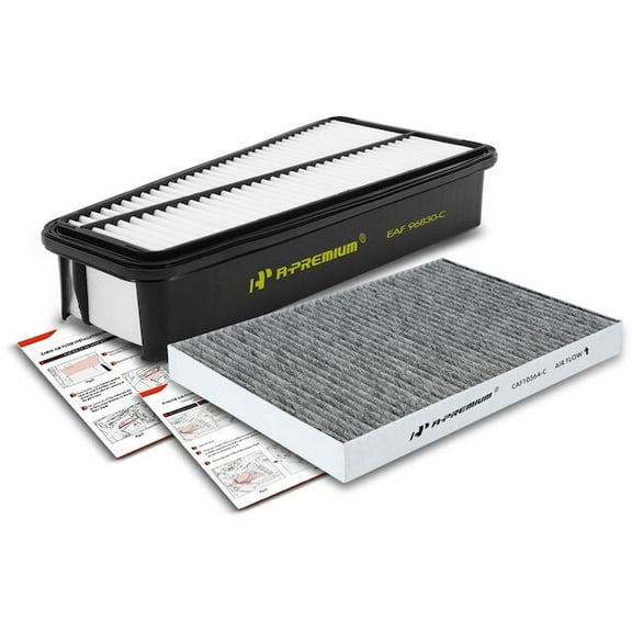 Air Filter and Cabin Air Filter Kit 2 - Compatible with 2005 - 2010 Chrysler 300 2006 2007 2008 2009