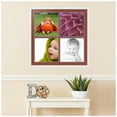 thumbnail image 2 of ArtToFrames Collage Photo Picture Frame with 4 - 12x12 Openings, Framed in White with Cognac and Black Mats (CDM-3966-2), 2 of 8