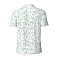 thumbnail image 3 of Vsdgher Leaf Print Print Men's Short Sleeve Stretch Polo Shirt, Moisture-Wicking Performance Polo Shirt, 3 of 8