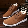 thumbnail image 4 of Zapatillas De Nieve Zapatos para caminar Zapatos de nieve Zapatos planas casuales para hombre Color sólido para caminar diario Likrtyny Tenis De Mujer Tenis De Hombre, 4 of 7