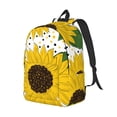 thumbnail image 2 of Balery Sunflowers Vintage Canvas Backpack for Men and Women - Large Capacity, Durable Travel Laptop Bag for School, Work, Hiking, and Outdoor Activities, 2 of 7
