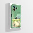 thumbnail image 1 of For Realme Note 50 Case RMX3834 Cute Panda Dinosaur Liquid Silicone TPU Soft Cover For OPPO Realme Note 50 Note50 Capas Fundas GreenA06 For Realme Note 50, 1 of 6