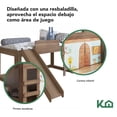 thumbnail image 2 of Cama Individual Resbaladilla Tobogán Mini Loft KingsHouse cafe Matrimonial, 2 of 7