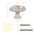 thumbnail image 5 of Watermelon Fluorescent Drawer Pulls with Screws - Round 4-Pack Glow-in-the-Dark Knobs for Cabinets, Wardrobes, and Dressers – Decorative Dresser Hardware, Door Pulls, 5 of 6