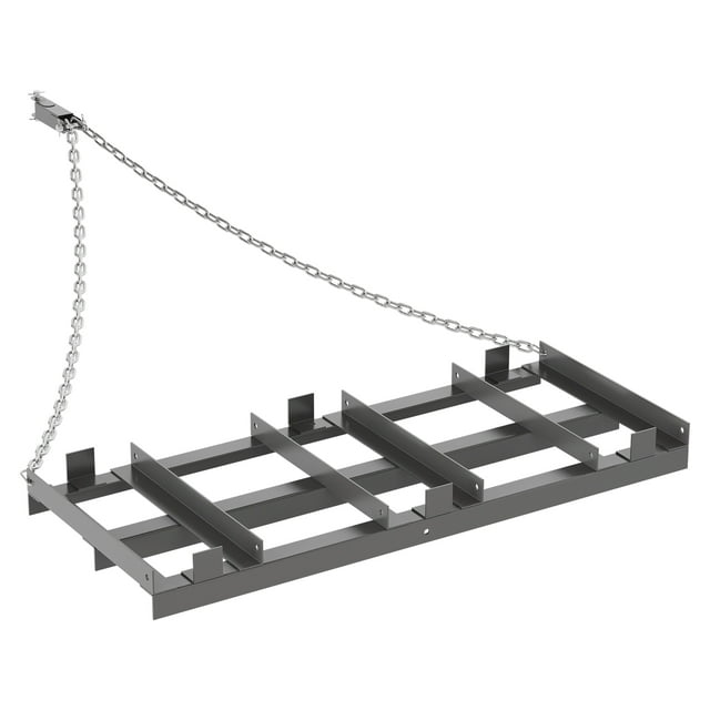 EDTara Tow-Behind Land Leveler & Power Rake with Chain for Gravel Driveways, Soil, Sand, Lawn & Hay Field Prep (ATV/UTV/Tractor)
