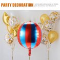 thumbnail image 5 of CIMAXIC Fête 10 Pcs Ballons de Carnaval Rouges et Bleus Accessoires de Scène de Fête Ballons de Lieu de Fête, 19.69"X15.75"X15.75 Pouces, 5 of 5