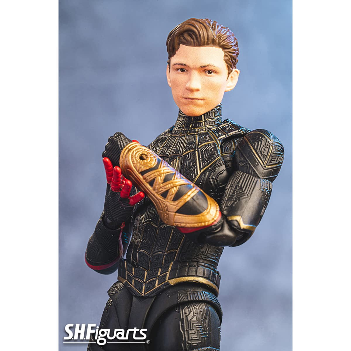Tamashii Nations - Spider-Man: Now Way Home - Spider-Man (Black & Gold Suit), Bandai Spirits S.H.Figuarts Action Figure