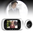 thumbnail image 4 of Video , Simple Operation Low Power Consumption Door Viewer 90 Degrees View Angle Infrared Night Vision Mode  For Home Use For House Guests Silver, 4 of 8