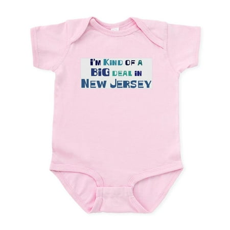 

CafePress - Big Deal In New Jersey Infant Bodysuit - Baby Light Bodysuit Size Newborn - 24 Months