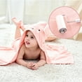 thumbnail image 4 of BULLPINAO Baby Hooded Towel with Animal Design Ultra Soft Soft and Absorbent Baby Bath Towel for Newborn, 4 of 8