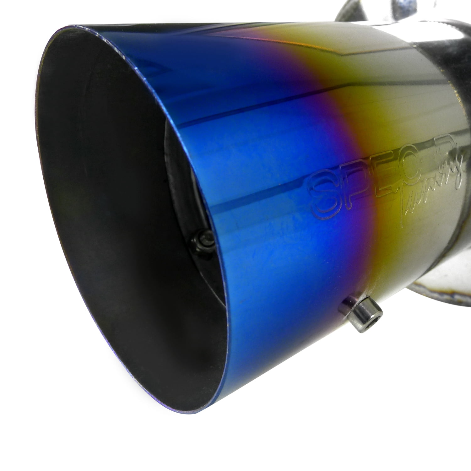Spec-D Tuning Jdm 4" Tip Catback Muffler Compatible with 1995-1999 Mitsubishi Eclipse Gs Rs 2.0L Non-Turbo