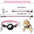 thumbnail image 5 of Airtag Cat Collar, Waterproof Cat Collar with Bell Reflective Strip for Apple Air Tag GPS Tracker, Detachable Airtag Cat Collar with Breakaway Bracket Cat Collar for Cat Dog Kitten Puppy, 5 of 5
