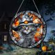 thumbnail image 5 of Uuiauoio Halloween Ornament Acrylic Window Hanging, Halloween Home Wall Hanging Decor, Halloween Decorations, Acrylic Doors And Windows Wall Hanging Pendants Scene Decoration, 5 of 6