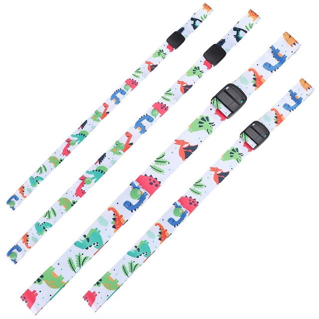 Correa ajustable para biberón de bebé de 2,5 cm, correa para cochecito de bebé (dinosaurio)