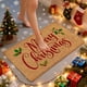 thumbnail image 5 of Decoraciones navideñas, Alfombra navideña para entrada, Tapete absorbente antideslizante para el hogar, Tapete antimanchas para baño, Tamaño 15.7x23.6 pulgadas, Poliéster, Tapetes para el piso de la h, 5 of 6