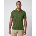 thumbnail image 2 of Real Essentials 3 Pack: Men's Short Sleeve Golf Polo Casual Workout Sports Moisture Wicking Collared Shirt (Big & Tall), 2 of 6