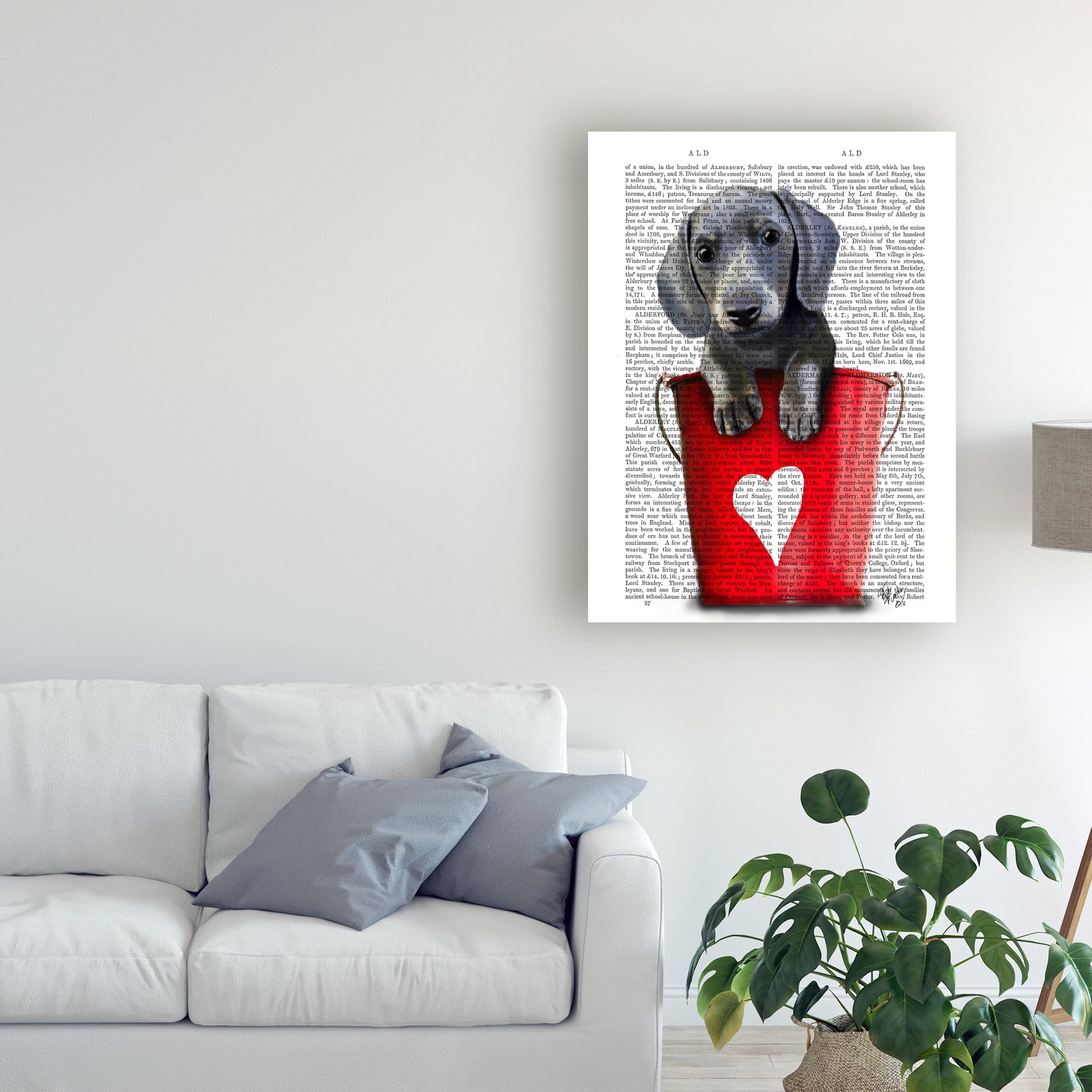 Trademark Fine Art 'Buckets Of Love Dachshund Puppy' Canvas Art by Fab Funky