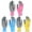 Assorted Color, variant on Eease 3 Pairs Kids Gardening Gloves Non-Slip Rubber Coated XS