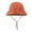 Brick Red, variant on Kids Hats & Caps for Outdoor Adjustable Wide Brim Bucket Hat Comfortable and Stylish for Ages 3-12 Accessory for Boys and Girls,Color:Khaki