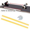 thumbnail image 4 of 1 Paire de Rails de Planche à Roulettes Protection Anti-Choc Bande de Caoutchouc Longboard, 4 of 9