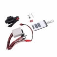 thumbnail image 1 of RC Car Winch, Aluminum Alloy 1/10 Scale Model Crawler Vehicle Accessory with Remote Controller T Plug Extension Cable for 4 D90 D110 RC Car, 1 of 7