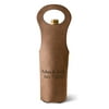 Jds Marketing Personalized Leatherette Wine Tote