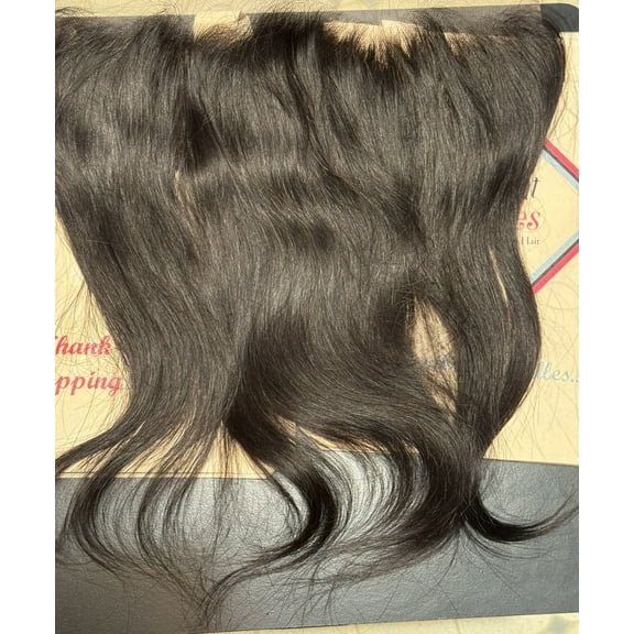 100% Human Hair 12 Inch Straight Frontals