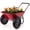 Red, variant on Garden Wheelbarrow Cart – Heavy Duty Utility Wagon with Dual Wheels, Built-in Stand – Ideal for Home, Yard & Garden