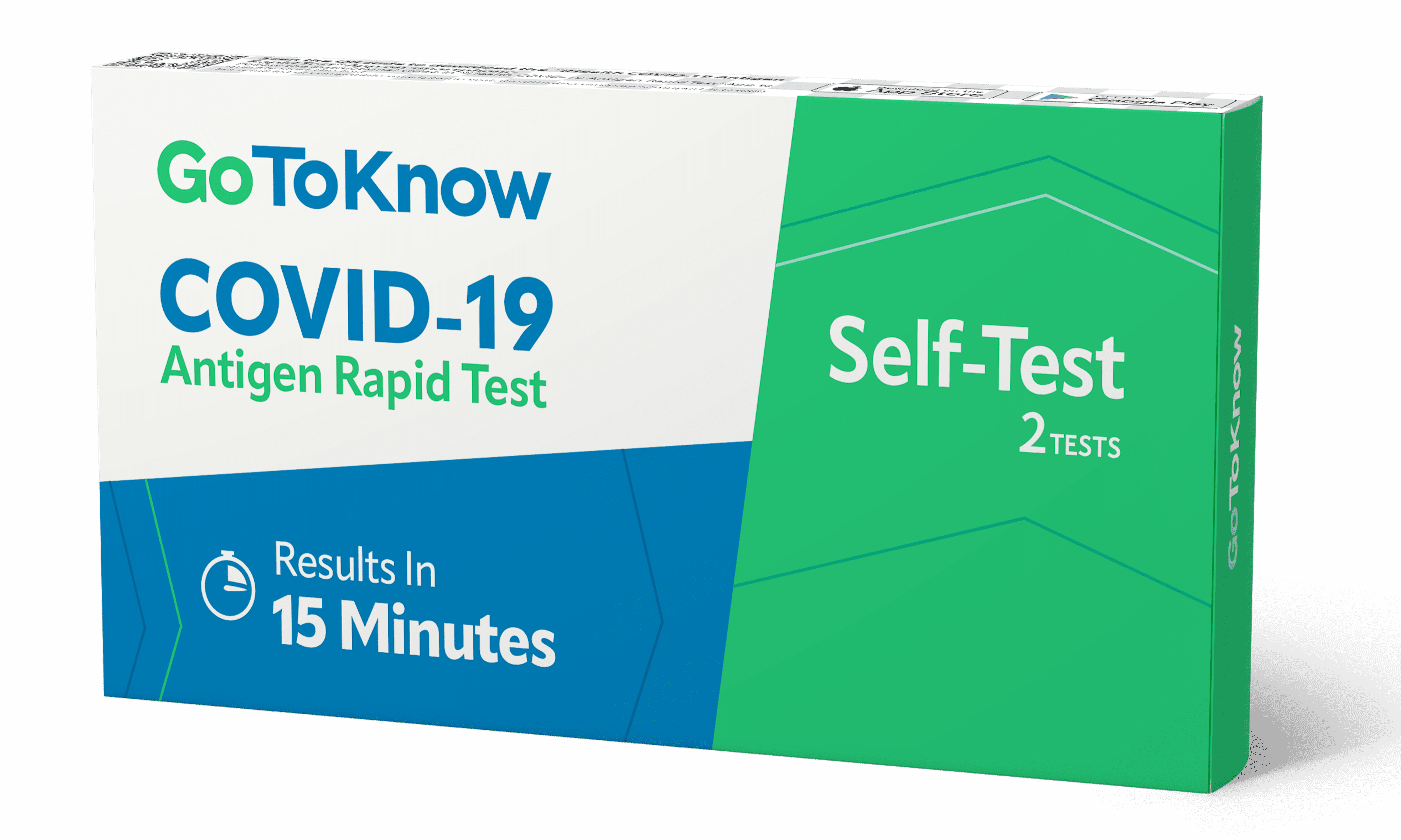 GoToKnow COVID19 Antigen Rapid Test (Pack of 2 tests)