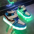 thumbnail image 2 of zapatillas luminosas niño niña pikachu led zapatos iluminados que brillan intensamente con luz zapatos para niños niños zapatillas led marca botas para niños / 25 plantilla 16.3 cm / rojo kaili Sencillez, 2 of 4