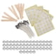 thumbnail image 4 of Kit para hacer velas, 100 mechas para velas de 15 cm, juego de 100 velas caseras, diseño aerodinámico, 4 of 13