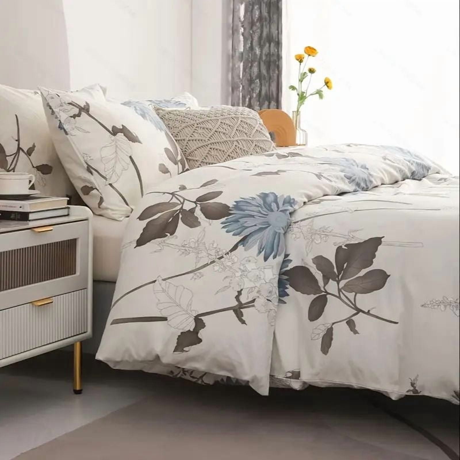 Big Flower Duvet Cover Queen