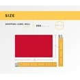 thumbnail image 3 of HOUSELABELS 3" x 5" Red Multipurpose Labels on 1" Core Compatible With Zebra and Rollo Printers, 12 Rolls / 300 Labels per Roll, 3 of 8