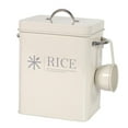 thumbnail image 3 of Contenant de Rangement en Métal pour Riz, Pots, Bocal à Riz avec Couvercle pour Cuisson Cuisine, 3 of 8