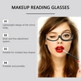 thumbnail image 6 of Herunwer Make up Reading Glasses Magnifying Makeup Glasses Flip Up Cosmetic Readers for Women, 6 of 9