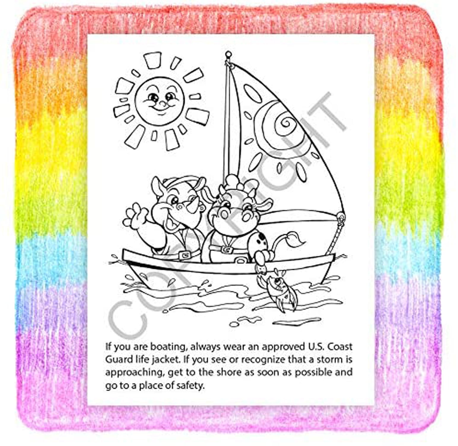 ZoCo: 25-Pack Pool and Water Safety 16-Page Coloring & Activity Book Set