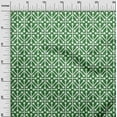 thumbnail image 3 of oneOone Rayon Green Fabric Geometric Sewing Fabric By The Yard Printed Diy Clothing Sewing Supplies 56 Inch Wide, 3 of 5