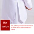 thumbnail image 4 of Soidarity Taekwondo Karate traje niños adultos artes marciales blusa pantalones disfraces Boxeo blanco L Soidarity CE0699-03B, 4 of 6
