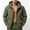 Army Green, variant on Men’s Fashion Outdoor Hooded Shell Jacket Adjustable Hood Drawstring Waterbreaker Outdoor Hiking Cycling