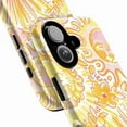 thumbnail image 2 of Cheerful Smiling Sun Phone Case with Yellow and Pink Floral Sunburst Design, Protective Artistic Cover for iPhone 16 15 14 13 12 Pro Max Mini, 2 of 6