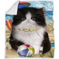 thumbnail image 1 of Pet Friendly Beach Persian Cat Blanket BLNKT104934, 1 of 3