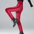 thumbnail image 6 of Fesfesfes Women Ski Pant Solid Casual Heating Warm Down Pants Outdoor Ski Warm Abdomen Warm Waist Constant Temperature Electric Heating Pants Clearance, 6 of 6